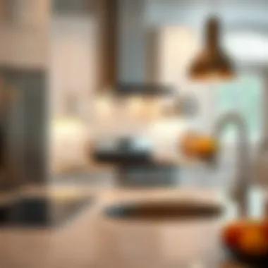 Strategic Placement of Splash Guards in Kitchen Designs Interior of a clean kitchen highlighting splash guard placement