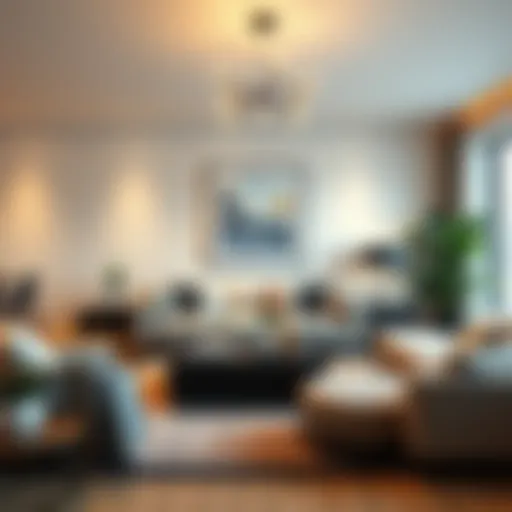 A beautifully arranged living room showcasing modern furniture styles.