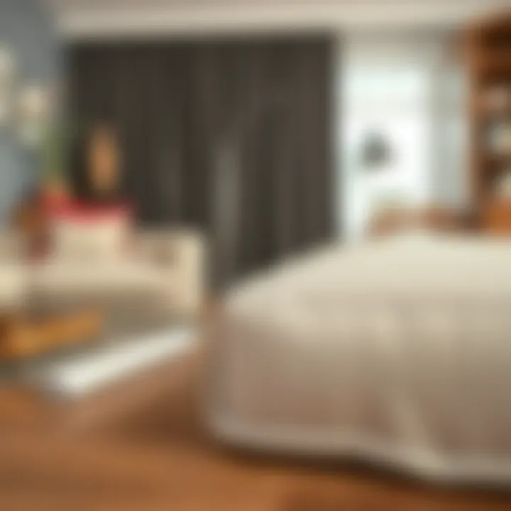 Close-up of high-quality materials used in furniture construction.