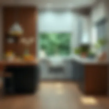 Stylish kitchen featuring customized butcher block installation