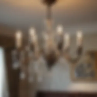 Elegant Five-Light Chandelier Design Elegant chandelier showcasing five lights