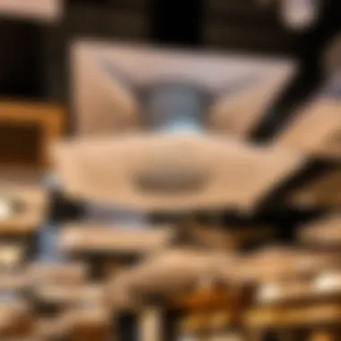 Variety of ceiling mount range exhaust fans on display