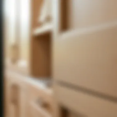 Quality Cabinet Materials Close-up of quality cabinet materials emphasizing durability