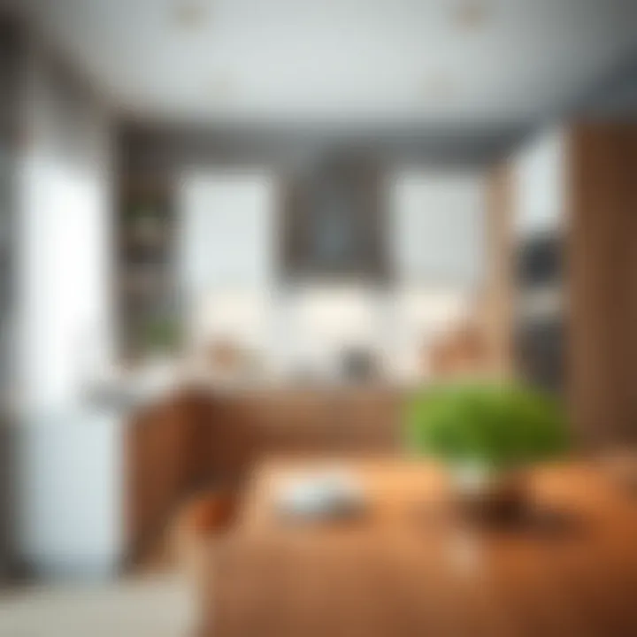 Customizable features in contemporary kitchen cabinets