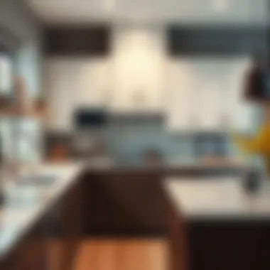 Diverse materials used in high-quality kitchen cabinetry