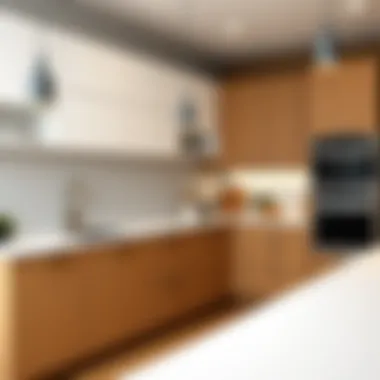 Innovative storage solutions in a modern kitchen cabinet setup