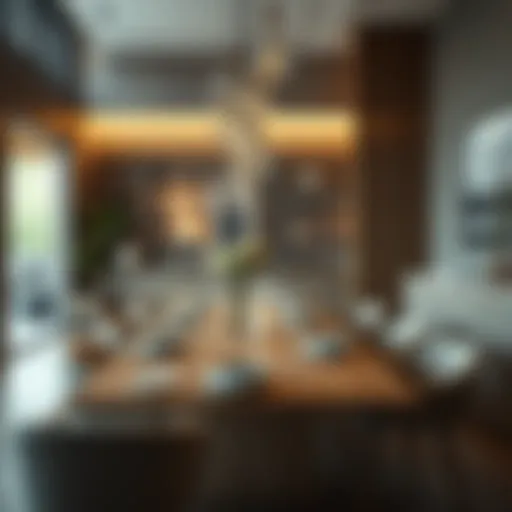 Exploring Dining Area Aesthetics through Imagery Introduction