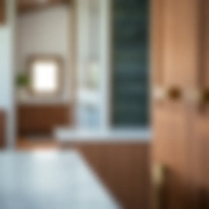 Diverse materials used in ten-inch cabinet construction