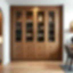 Elegant ten-inch cabinet showcasing modern design elements