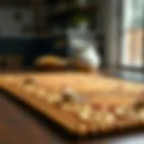 Elegant honey bee kitchen mat showcasing intricate design
