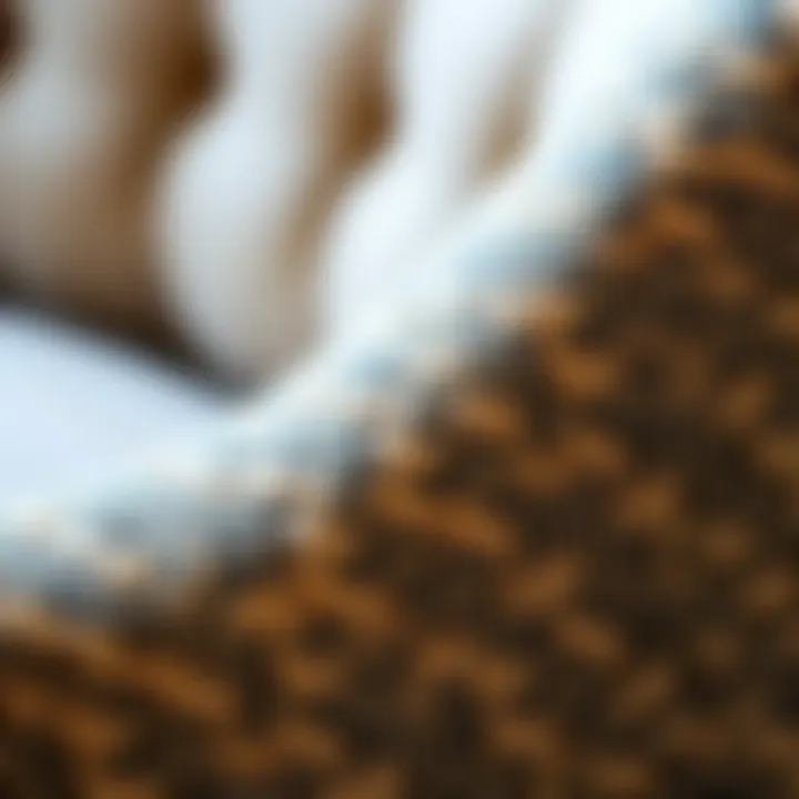 Close-up of fabric texture demonstrating quality craftsmanship