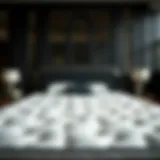 Luxurious used king mattress showcasing intricate design and comfort