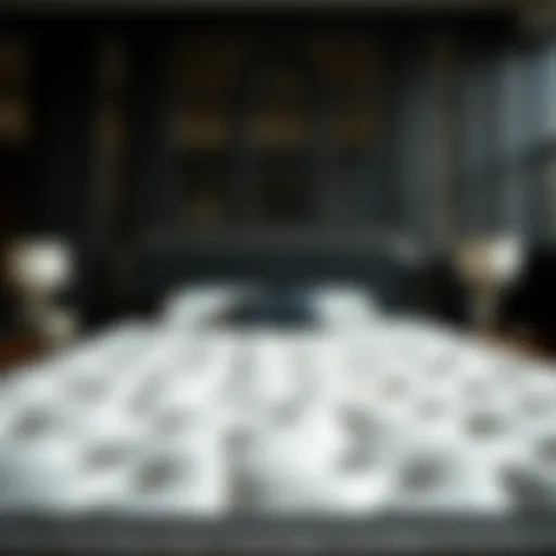 Luxurious Used King Mattress Luxurious used king mattress showcasing intricate design and comfort
