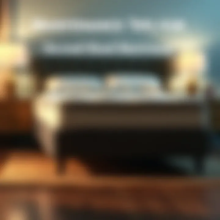 Infographic detailing maintenance tips for second-hand mattresses