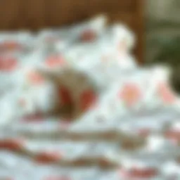 Elegant Myla Floral Sheet Set showcasing intricate floral patterns