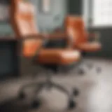 Different types of padding materials for office chairs