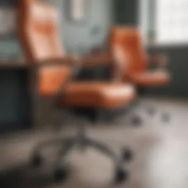 Different types of padding materials for office chairs