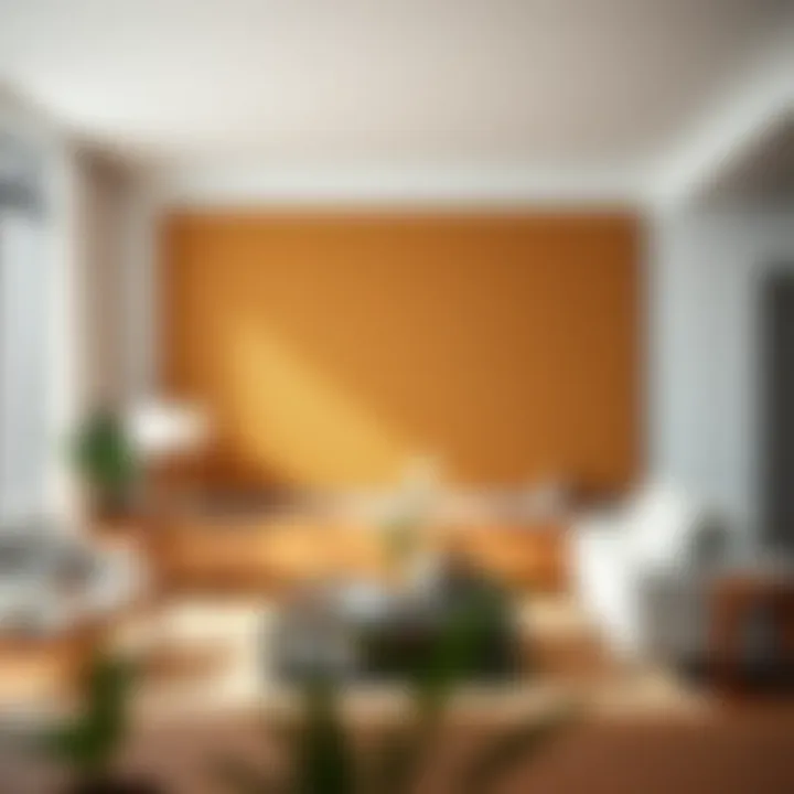 Corkboard integrated into a modern living space