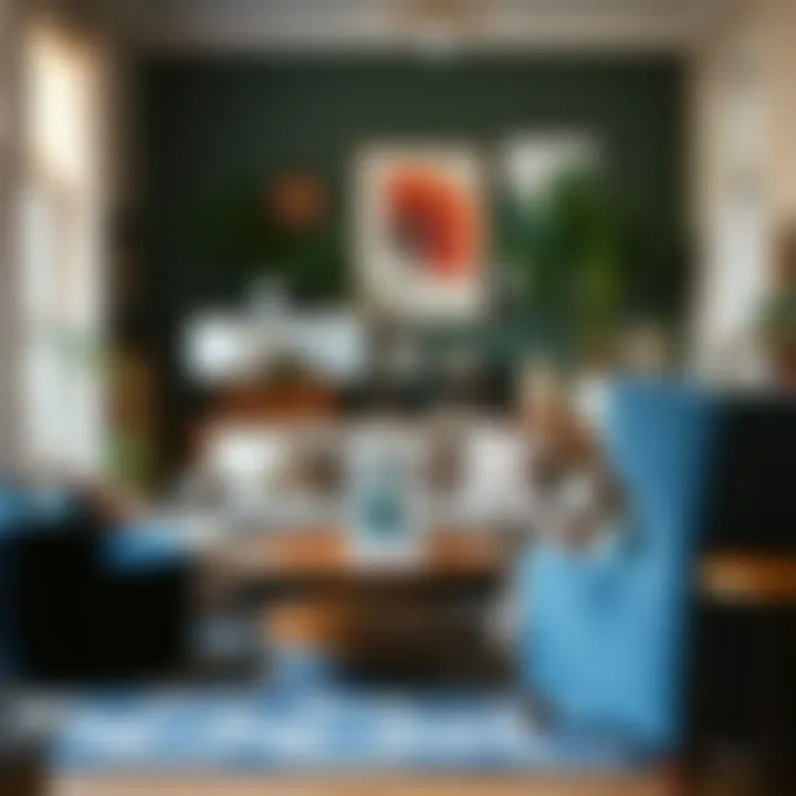 Stylish interior featuring curated second-hand furnishings
