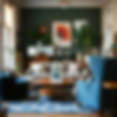 Stylish Interior with Second-Hand Furnishings Stylish interior featuring curated second-hand furnishings