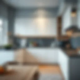 A beautifully designed modern kitchen with innovative storage solutions