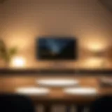 Sleek design of Philips Hue wafer lights