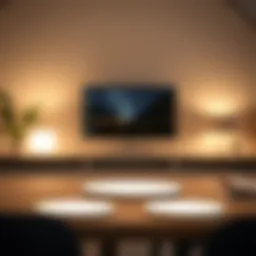 Sleek design of Philips Hue wafer lights