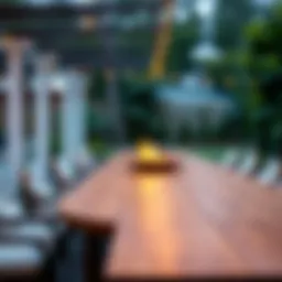 The Art and Utility of Long Backyard Tables Introduction