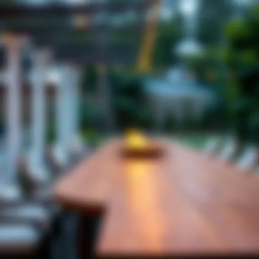 The Art and Utility of Long Backyard Tables Introduction