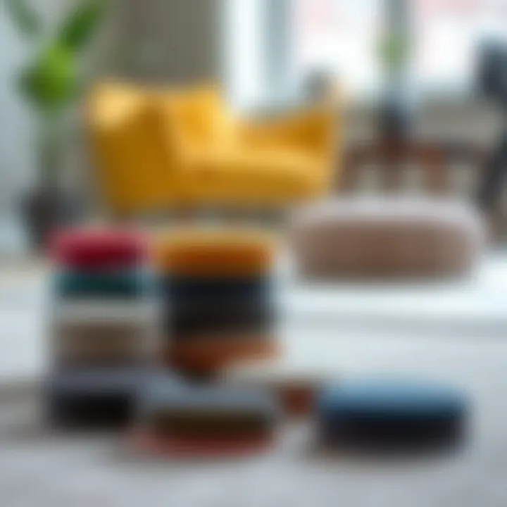 Variety of felt furniture pads