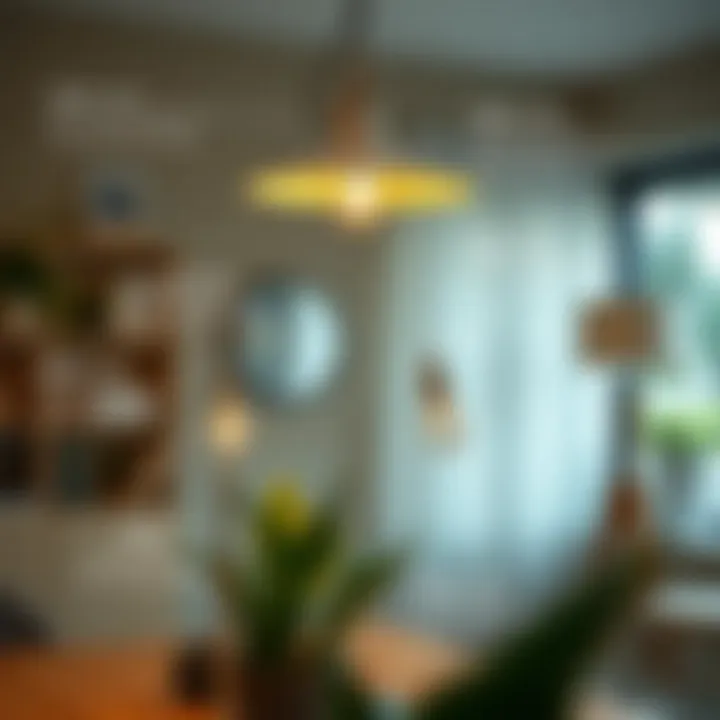 Diagram illustrating installation methods of wire free lamps