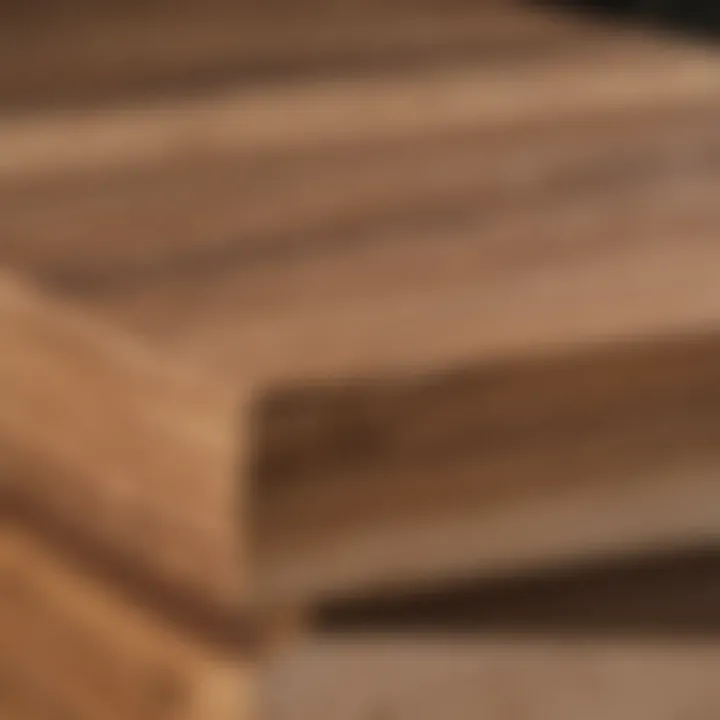 Variety of wood types suitable for king size bed construction